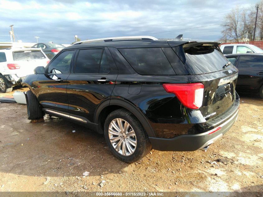 2021 FORD EXPLORER LIMITED VIN: 1FMSK7FH6MGB23769