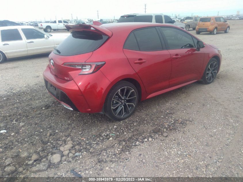 2022 TOYOTA COROLLA HATCHBACK XSE VIN: JTNC4MBE3N3191206