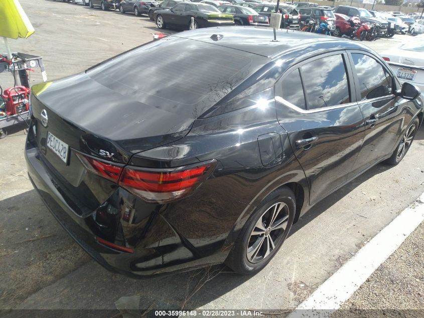 2022 NISSAN SENTRA SV VIN: 3N1AB8CV2NY313068