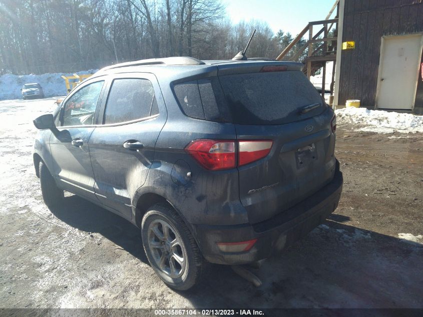 2022 FORD ECOSPORT SE VIN: MAJ6S3GL2NC462237