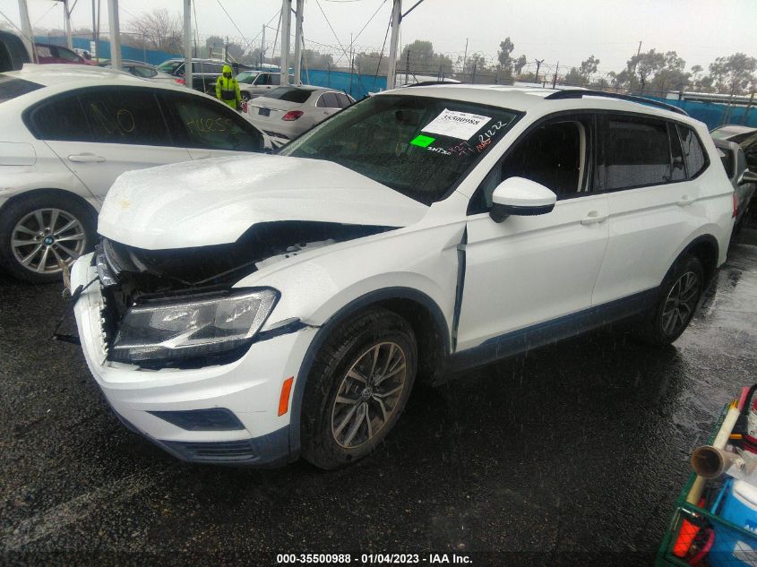 2021 VOLKSWAGEN TIGUAN S VIN: 3VV1B7AX8MM110981