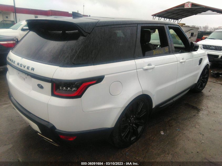 2022 LAND ROVER RANGE ROVER SPORT HSE SILVER EDITION VIN: SALWR2SU0NA203377