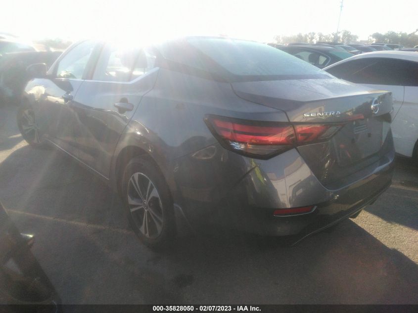 2022 NISSAN SENTRA SV VIN: 3N1AB8CV4NY296774