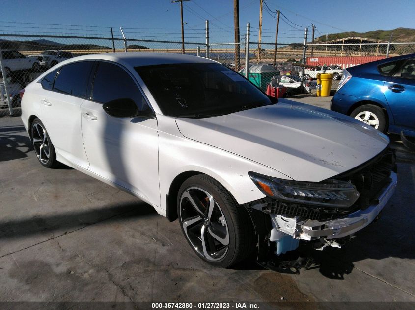 2022 HONDA ACCORD SEDAN SPORT SE VIN: 1HGCV1F45NA041516