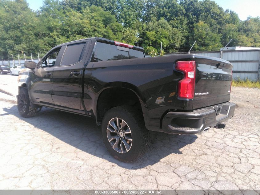 2021 CHEVROLET SILVERADO 1500 RST VIN: 3GCUYEET8MG206923