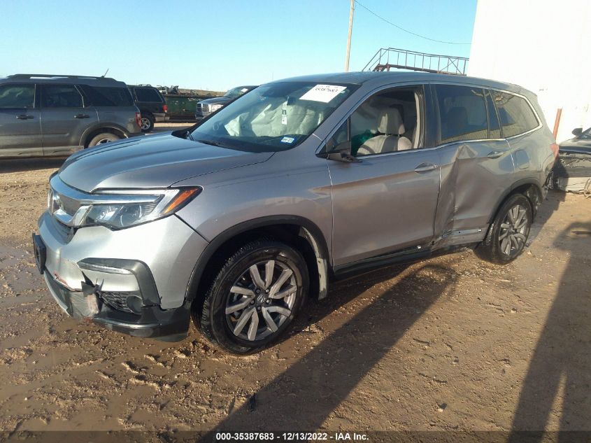 2020 HONDA PILOT EX VIN: 5FNYF5H32LB013139