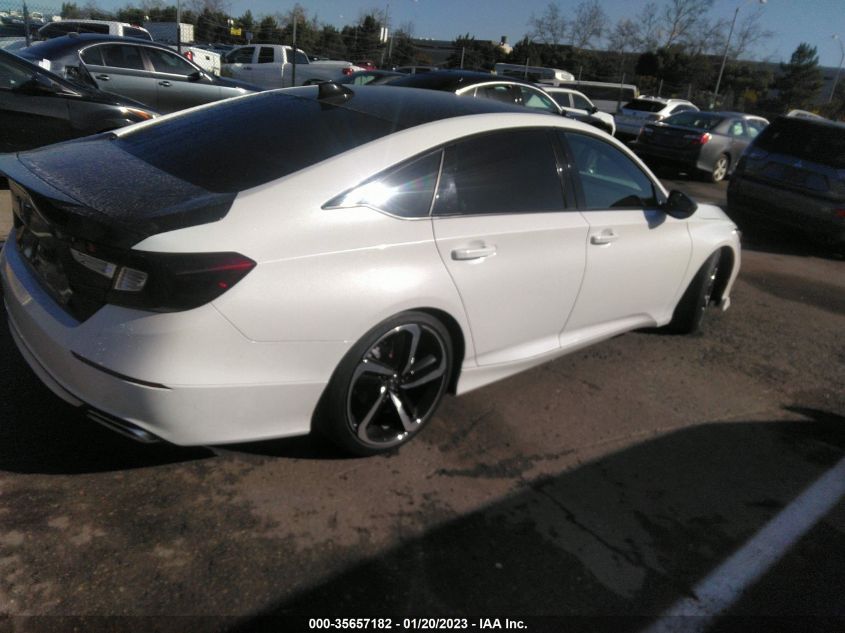 2021 HONDA ACCORD SEDAN SPORT VIN: 1HGCV2F37MA000722