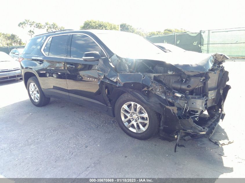 2021 CHEVROLET TRAVERSE LT CLOTH VIN: 1GNERGKW0MJ236726