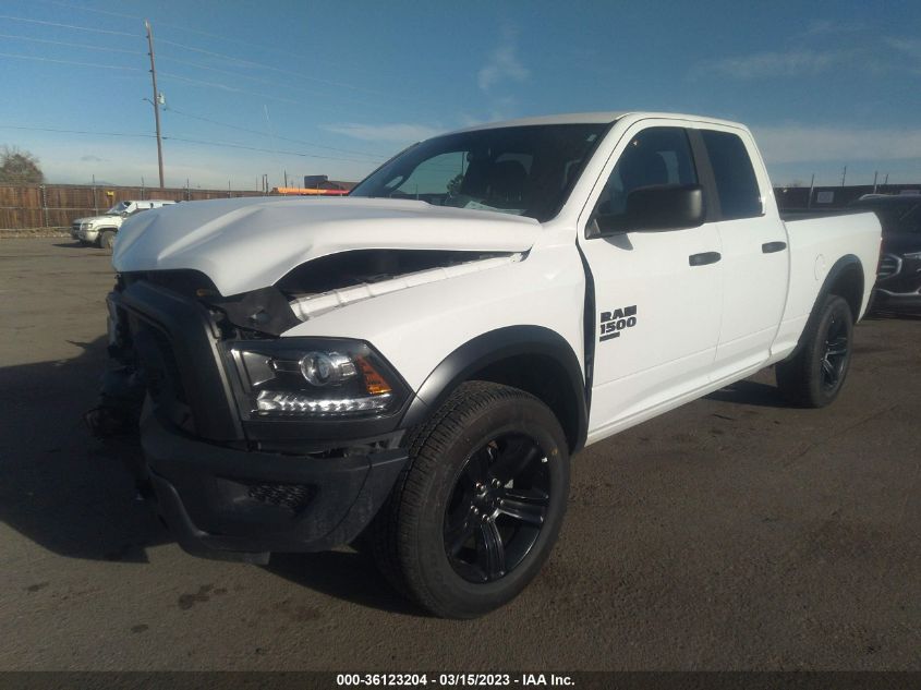 2022 RAM 1500 CLASSIC WARLOCK VIN: 1C6RR7GG9NS237372