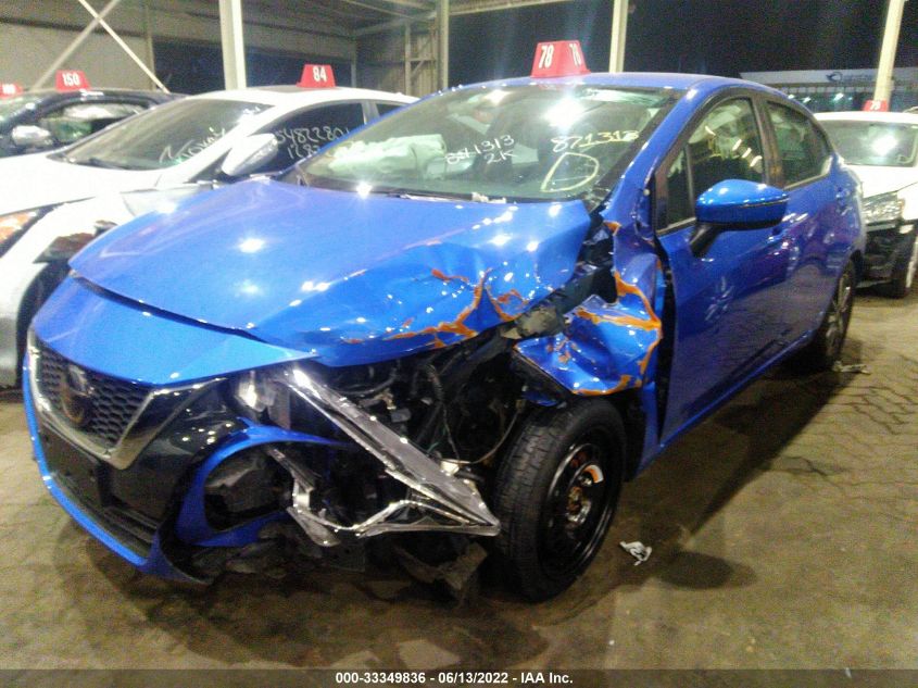 2021 NISSAN VERSA SV VIN: 001CN8EV5ML871313