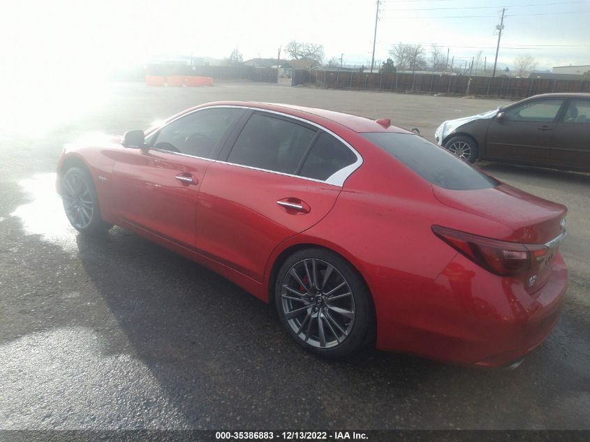 2020 INFINITI Q50 RED SPORT 400 VIN: JN1FV7AR6LM660495