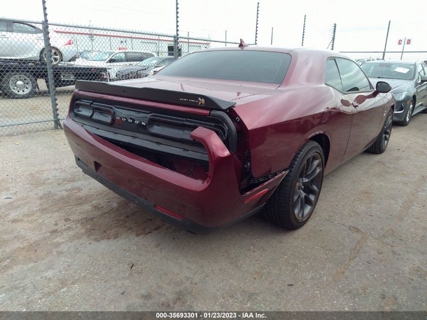 2022 DODGE CHALLENGER R/T SCAT PACK VIN: 2C3CDZFJ3NH181818