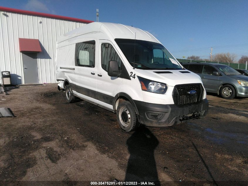 2021 FORD TRANSIT CARGO VAN VIN: 1FTBW3X85MKA61102