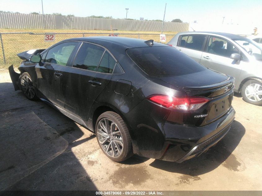 2022 TOYOTA COROLLA SE/SE NIGHTSHADE/APEX SE VIN: JTDS4MCE7NJ091393