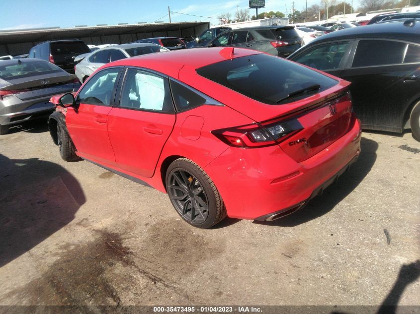 2022 HONDA CIVIC HATCHBACK SPORT TOURING VIN: 19XFL1H82NE010996