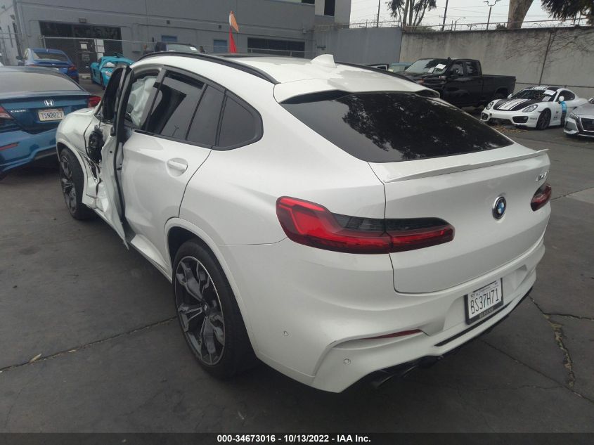2021 BMW X4 M VIN: 5YMUJ0C01M9E03667