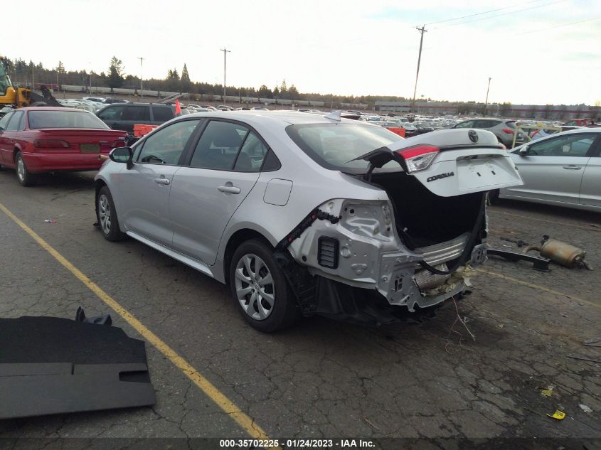 2022 TOYOTA COROLLA LE VIN: 5YFEPMAE2NP301241