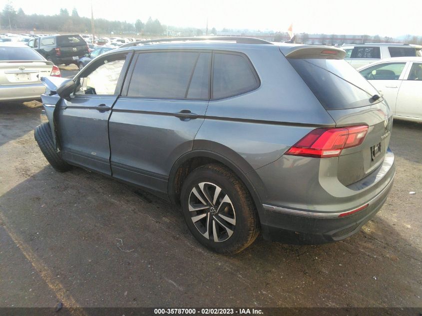 2022 VOLKSWAGEN TIGUAN S VIN: 3VV1B7AX7NM119396