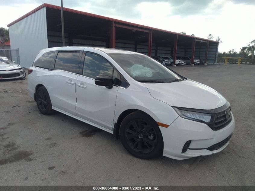 2023 HONDA ODYSSEY SPORT VIN: 5FNRL6H76PB021711