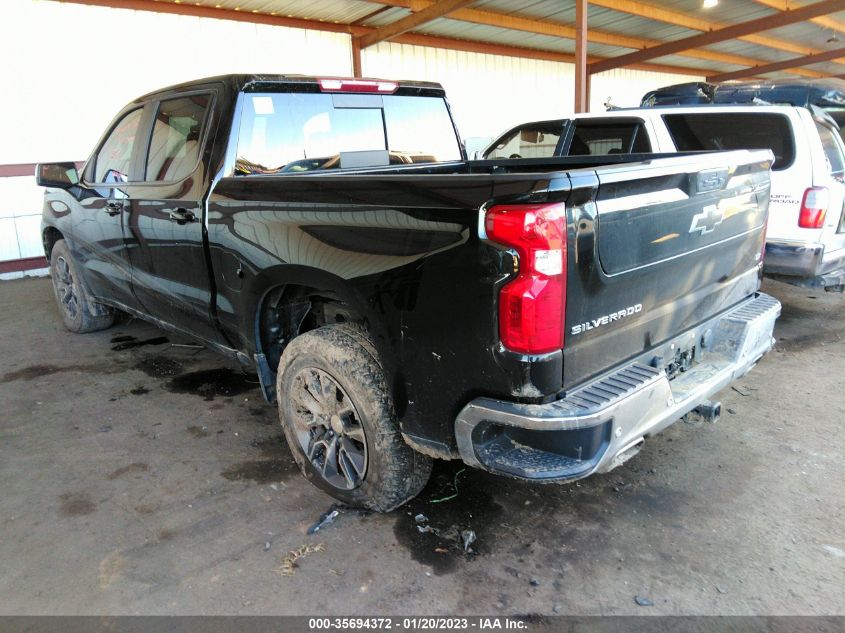 2021 CHEVROLET SILVERADO 1500 LT VIN: 3GCUYDEDXMG319789