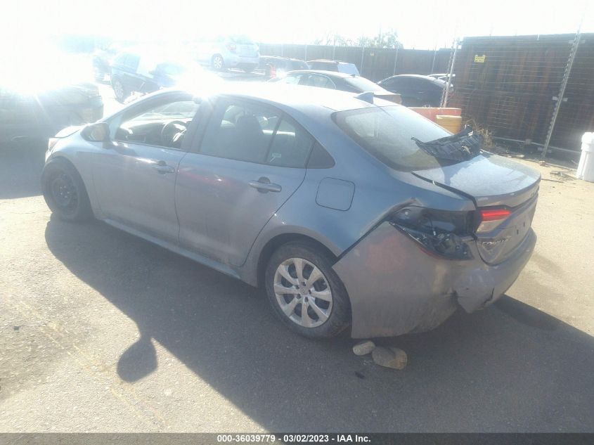 2022 TOYOTA COROLLA LE VIN: 5YFEPMAEXNP273141