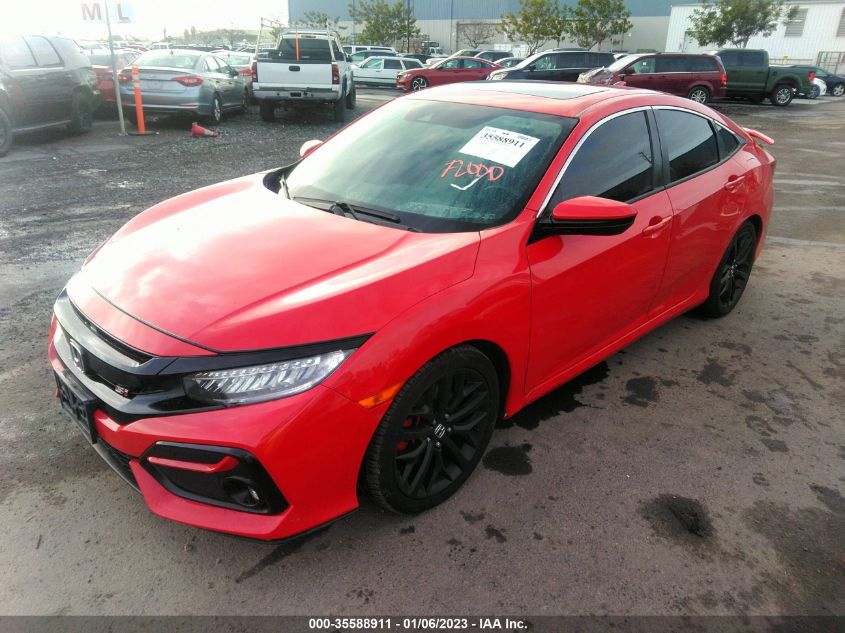2020 HONDA CIVIC SI SEDAN VIN: 2HGFC1E57LH701924