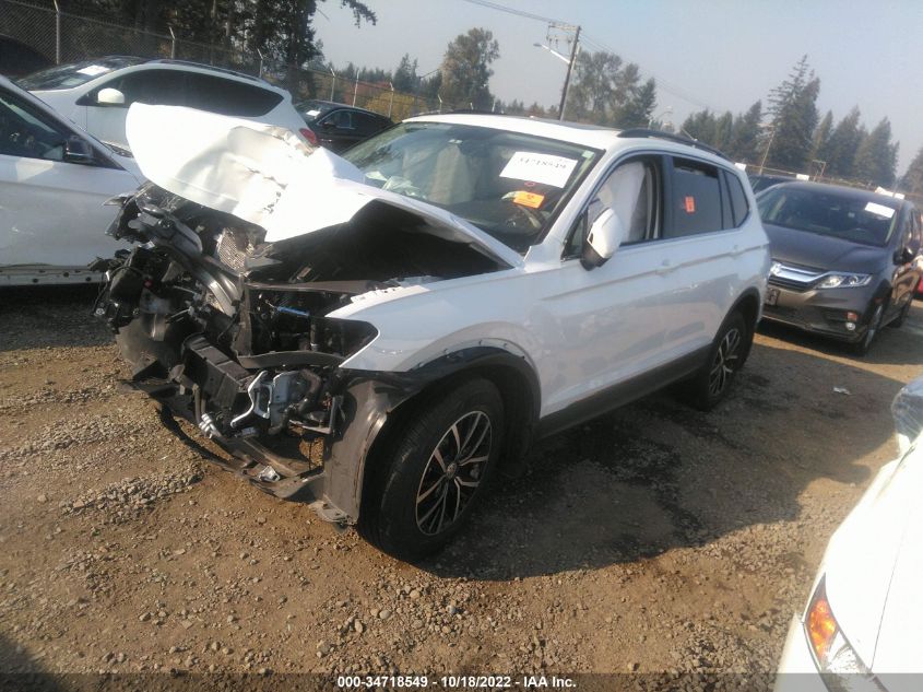 2021 VOLKSWAGEN TIGUAN SE/SE R-LINE BLACK/SEL VIN: 3VV2B7AX9MM099655