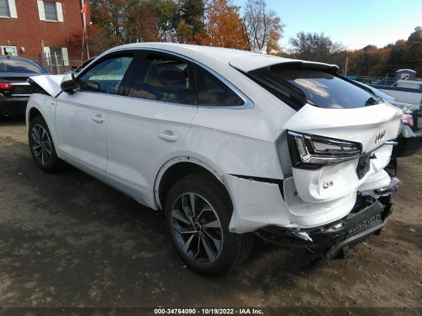 2021 AUDI Q5 SPORTBACK PREMIUM VIN: WA14AAFYXM2128638