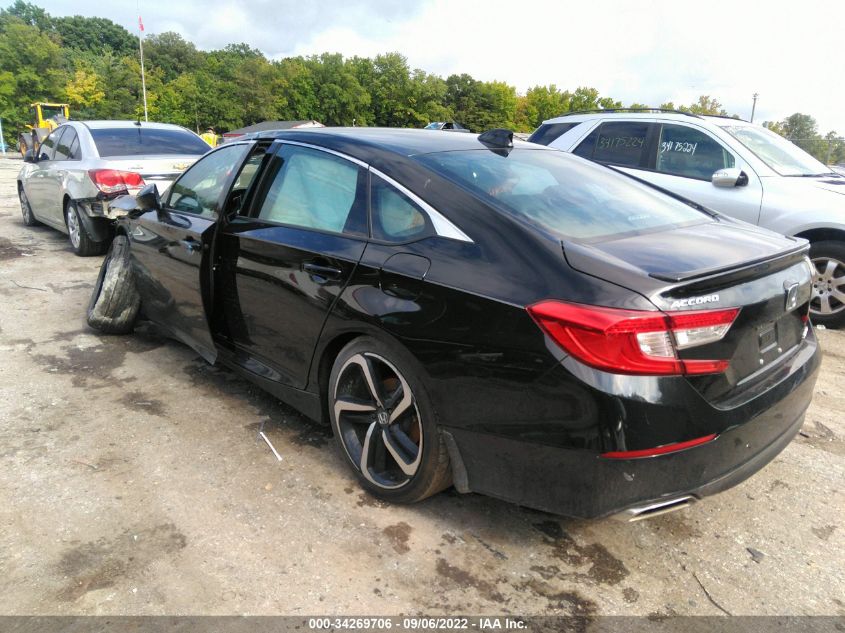 2021 HONDA ACCORD SEDAN SPORT VIN: 1HGCV1F35MA073100