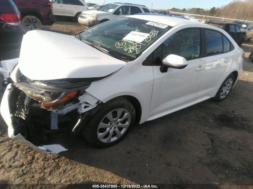 2022 TOYOTA COROLLA LE VIN: 5YFEPMAE4NP301063