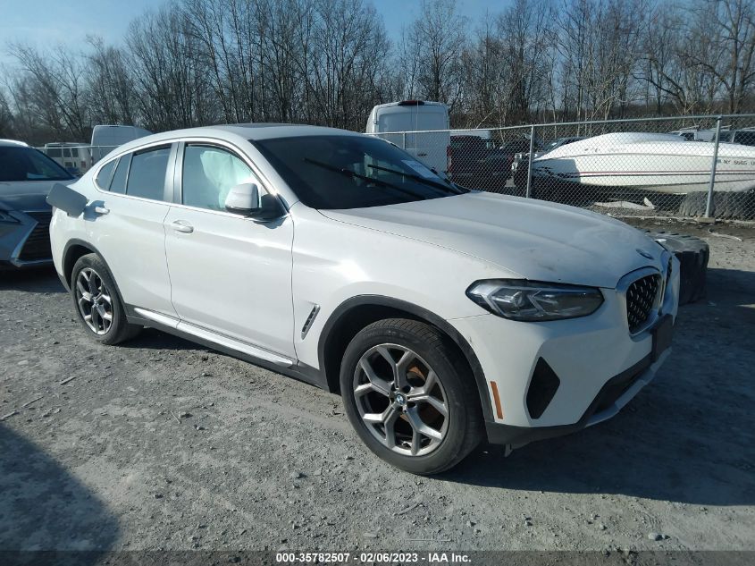 2022 BMW X4 XDRIVE30I VIN: 5UX33DT01N9J57142