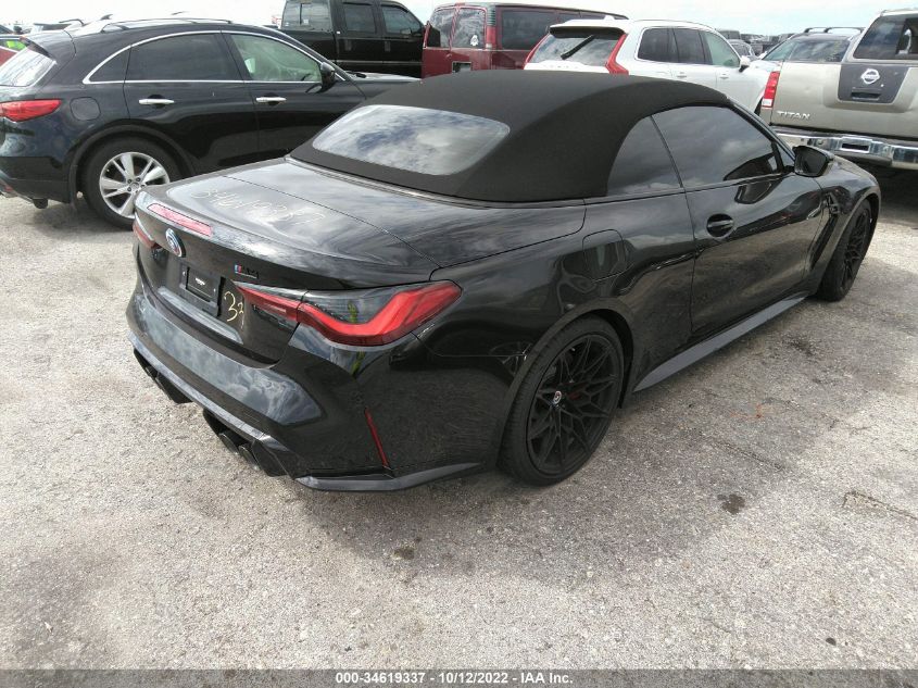 2022 BMW M4 COMPETITION XDRIVE VIN: WBS33BA09NCK76061