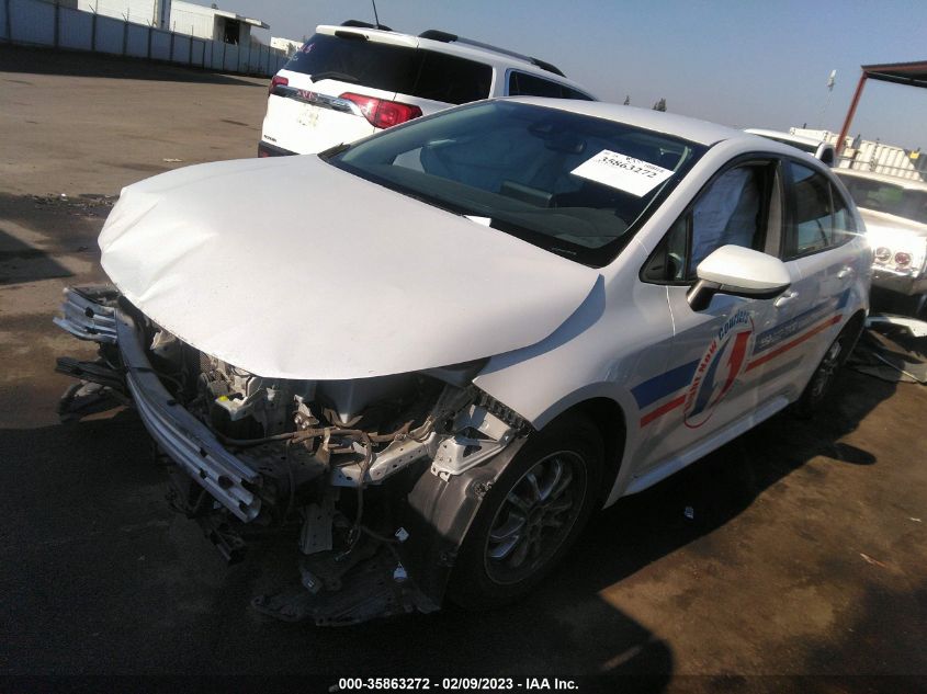 2022 TOYOTA COROLLA HYBRID LE VIN: JTDEAMDE2NJ040744