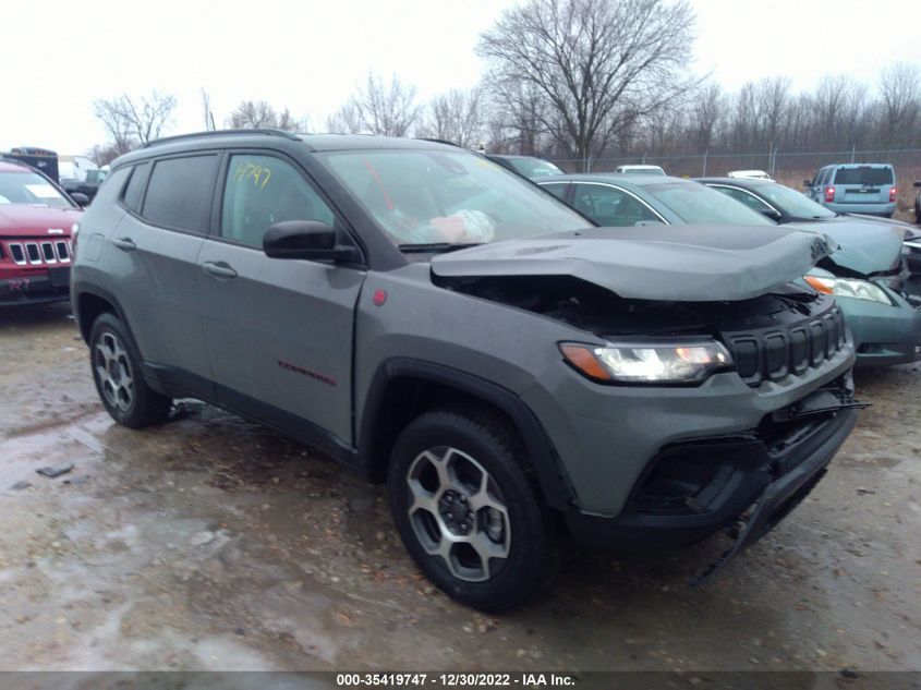 2022 JEEP COMPASS TRAILHAWK VIN: 3C4NJDDB0NT163408
