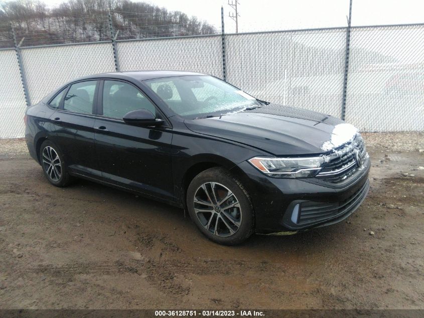 2022 VOLKSWAGEN JETTA SPORT VIN: 3VWBM7BU9NM030492