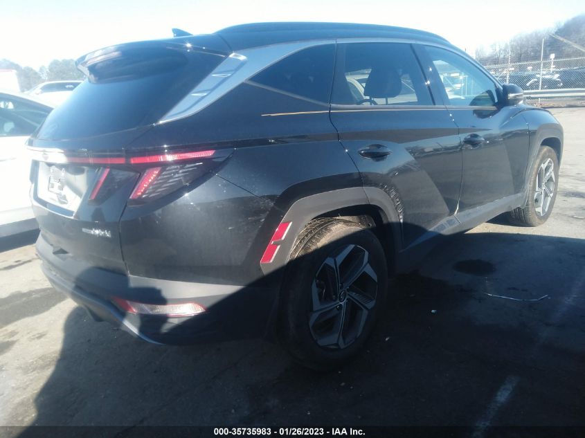 2022 HYUNDAI TUCSON HYBRID LIMITED VIN: KM8JECA16NU039072