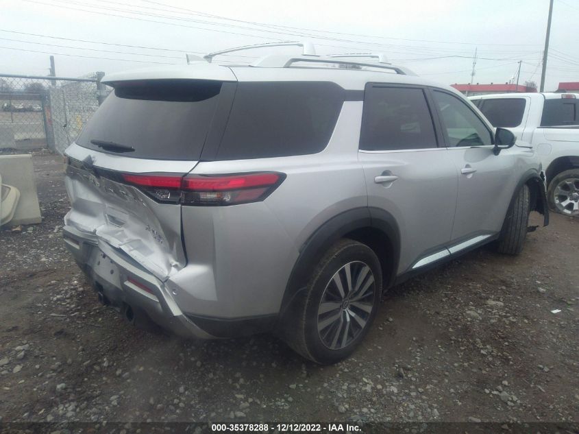 2022 NISSAN PATHFINDER PLATINUM VIN: 5N1DR3DK9NC250584