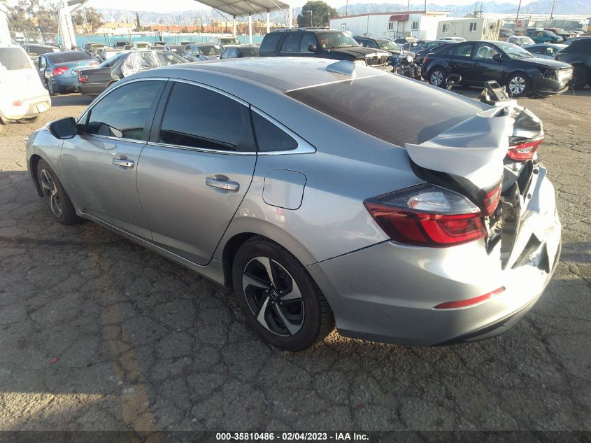 2022 HONDA INSIGHT EX VIN: 19XZE4F50NE000551