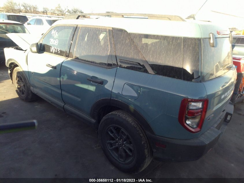 2022 FORD BRONCO SPORT BIG BEND VIN: 3FMCR9B66NRD57579