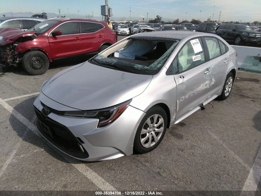 2022 TOYOTA COROLLA LE VIN: JTDEPMAE1N3030424