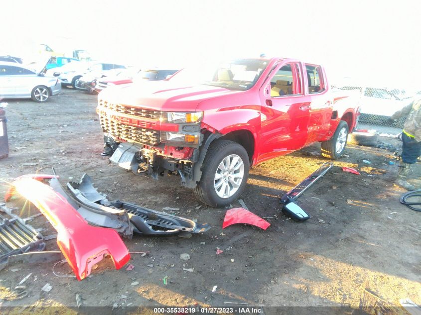 2021 CHEVROLET SILVERADO 1500 CUSTOM VIN: 1GCPYBEKXMZ258959