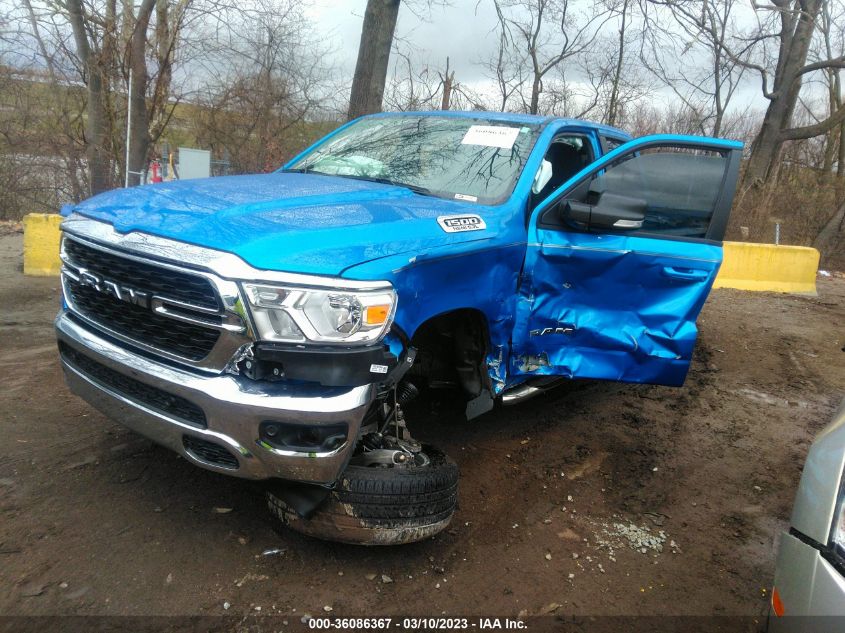 2022 RAM 1500 BIG HORN VIN: 1C6SRFBT0NN139782