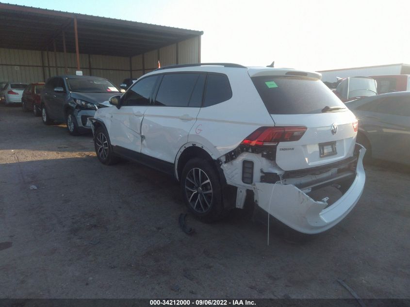 2021 VOLKSWAGEN TIGUAN S VIN: 3VV1B7AX5MM032370