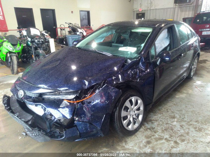 2022 TOYOTA COROLLA LE VIN: 5YFEPMAE1NP287445