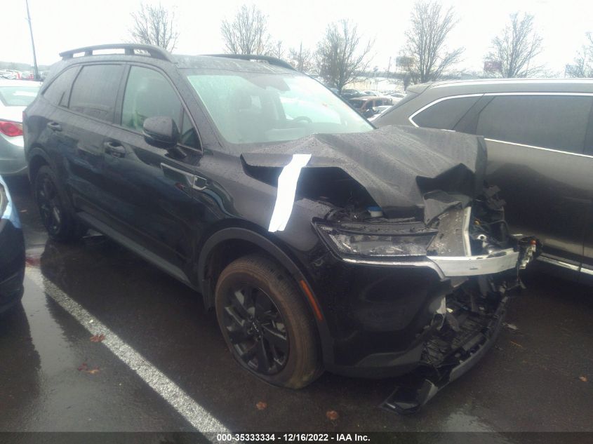 2022 KIA SORENTO X-LINE S VIN: 5XYRLDLC4NG139674