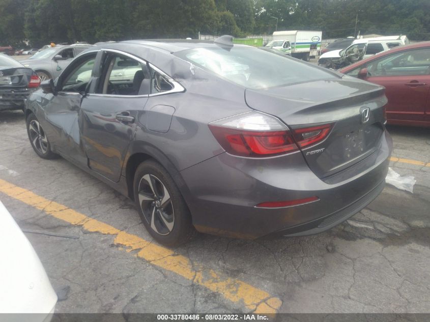 2021 HONDA INSIGHT EX VIN: 19XZE4F52ME010559