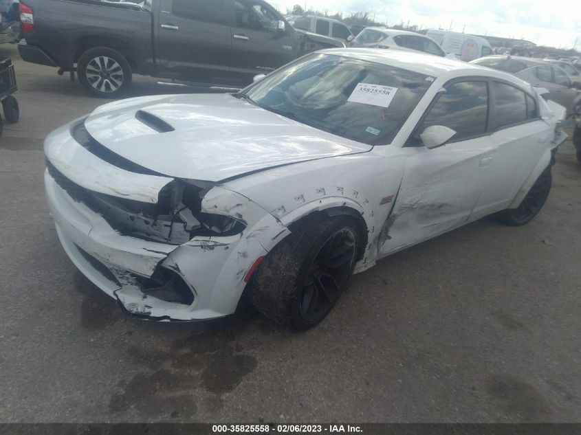 2021 DODGE CHARGER SCAT PACK WIDEBODY VIN: 2C3CDXGJ4MH579637