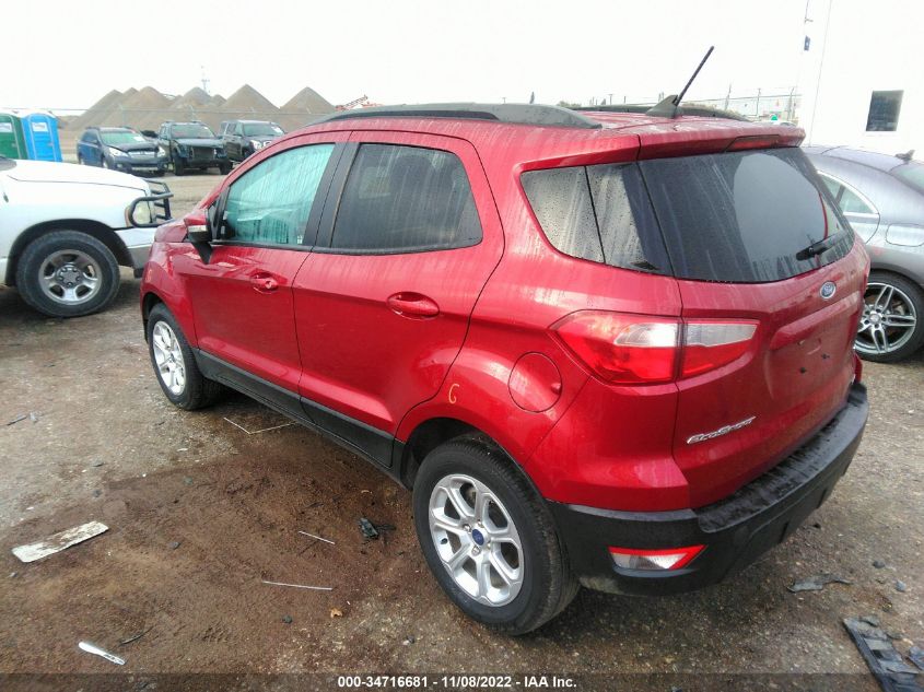 2020 FORD ECOSPORT SE VIN: MAJ3S2GE1LC362755