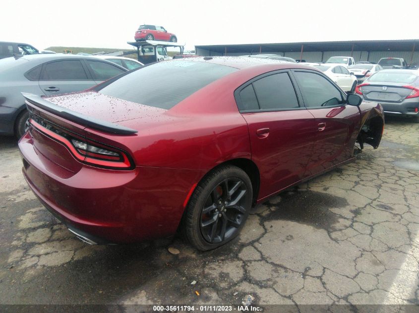 2021 DODGE CHARGER SXT VIN: 2C3CDXBG6MH653491