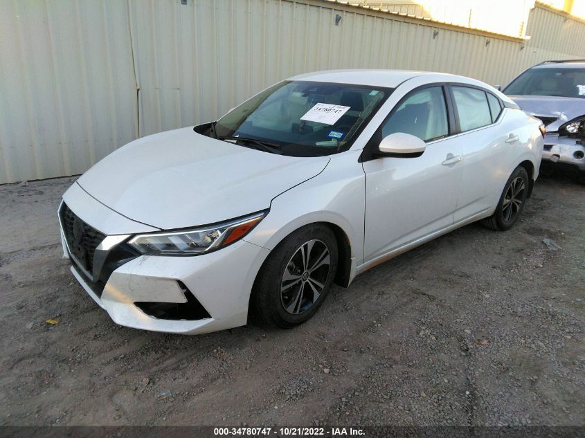 2022 NISSAN SENTRA SV VIN: 3N1AB8CV1NY229159